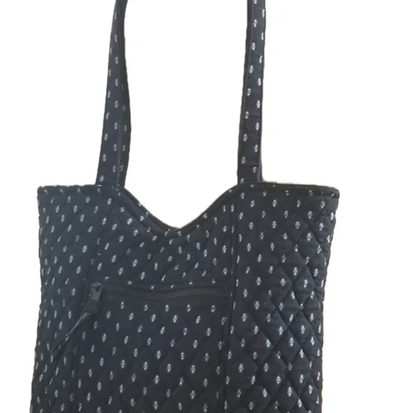 Vera Bradley Black and White Tote with Eyeglass Case - Picture 3 of 7